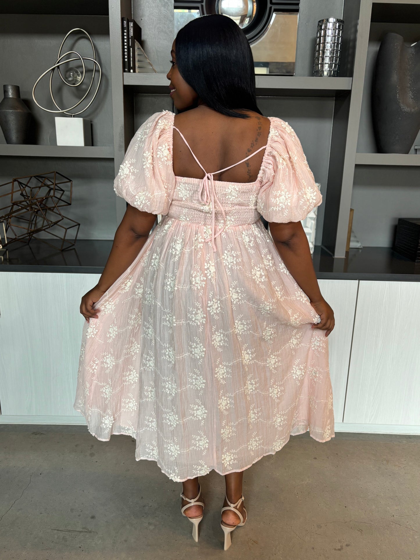 Apricot Glow Dress