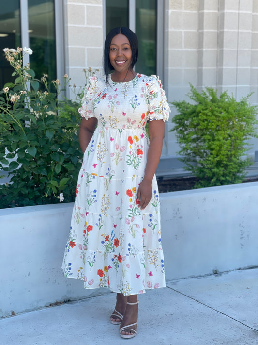 How to Style a Modest Midi Dress for Summer (Work & Weekend Looks)